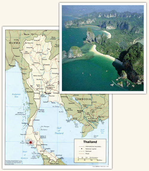 Map of Thailand